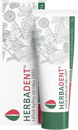 Herbadent Bylinná zubní pasta s fluorem 75 g