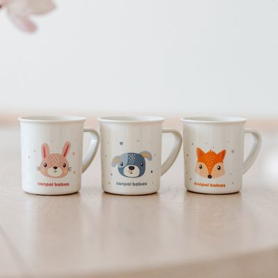 Canpol babies Plastový hrníček CUTE ANIMALS - liška 170 ml