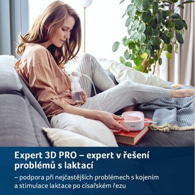 LOVI Dvoufázová elektrická odsávačka mateřského mléka Expert 3D Pro