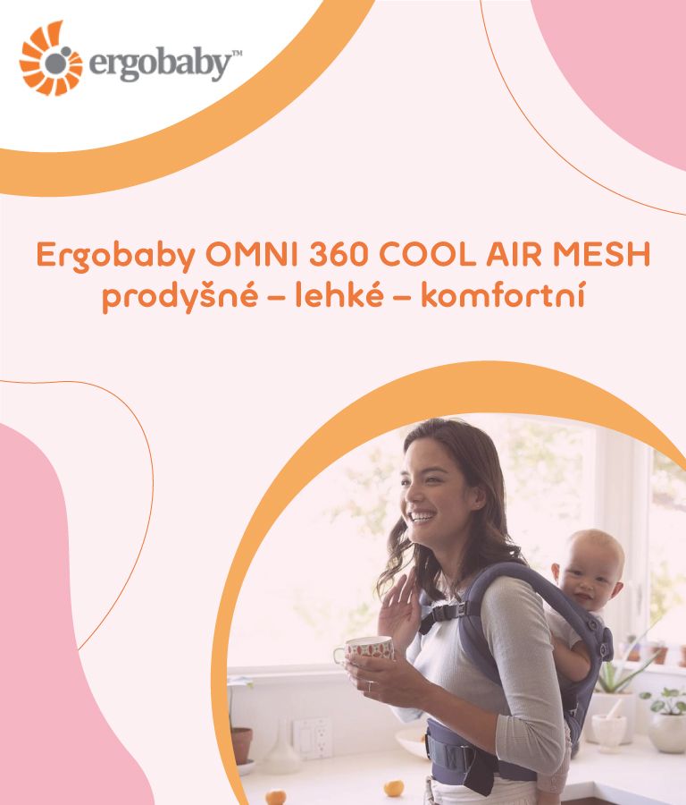 Ergobaby OMNI 360 COOL AIR MESH, dětské nosítko