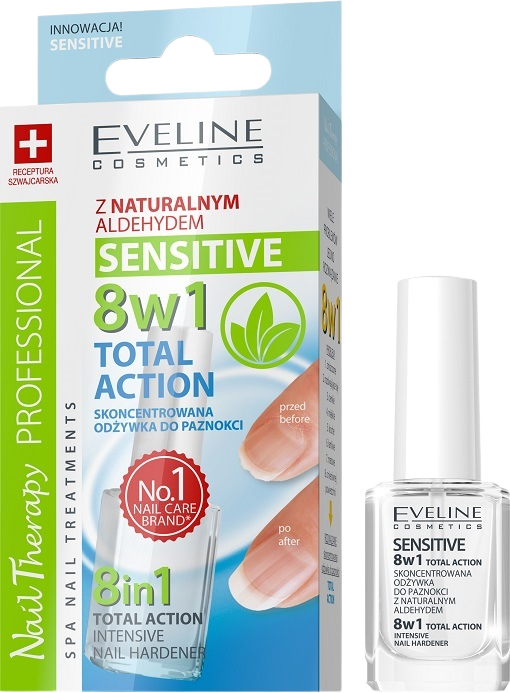 Eveline SPA Nail Total 8v1 Sensitive Kondicionér na nehty 12 ml