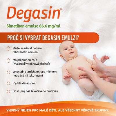 Degasin simetikon 66.6mg/ml emulze nadýmání 50 ml