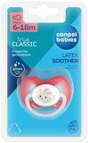 Canpol babies Dudlík svítící kaučukový třešinka BUNNY&COMPANY 6-18m růžový