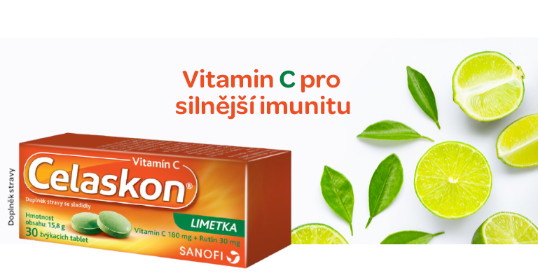 vitamin c, celaskon, rutin, podpora imunity, vitamin c při chřipce