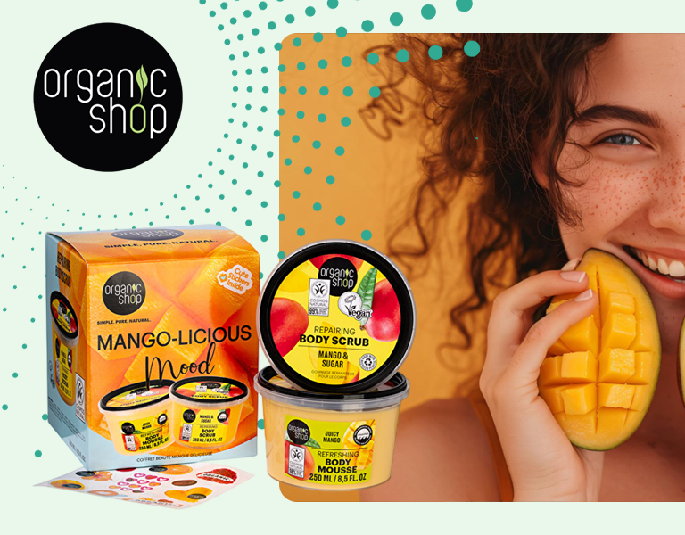 Organic Shop Mango-licious Mood Beauty Set 2 x 250 ml