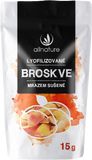 Allnature Broskev sušená mrazem plátky 15 g