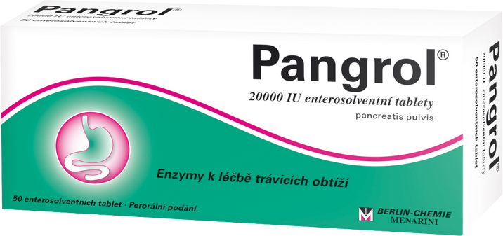 Pangrol 20000 IU 50 tablet