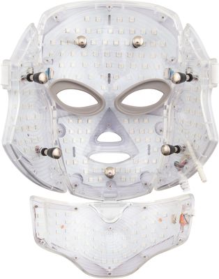 Palsar7 Ošetřující LED maska na obličej a krk bílá