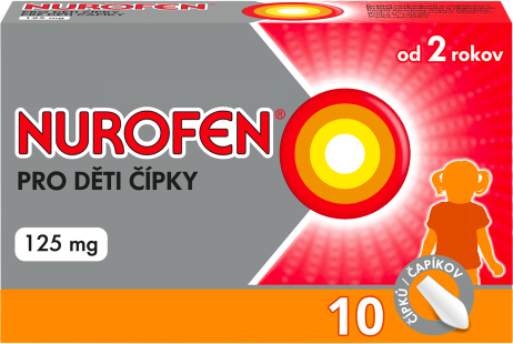 Nurofen pro děti 125 mg čípky