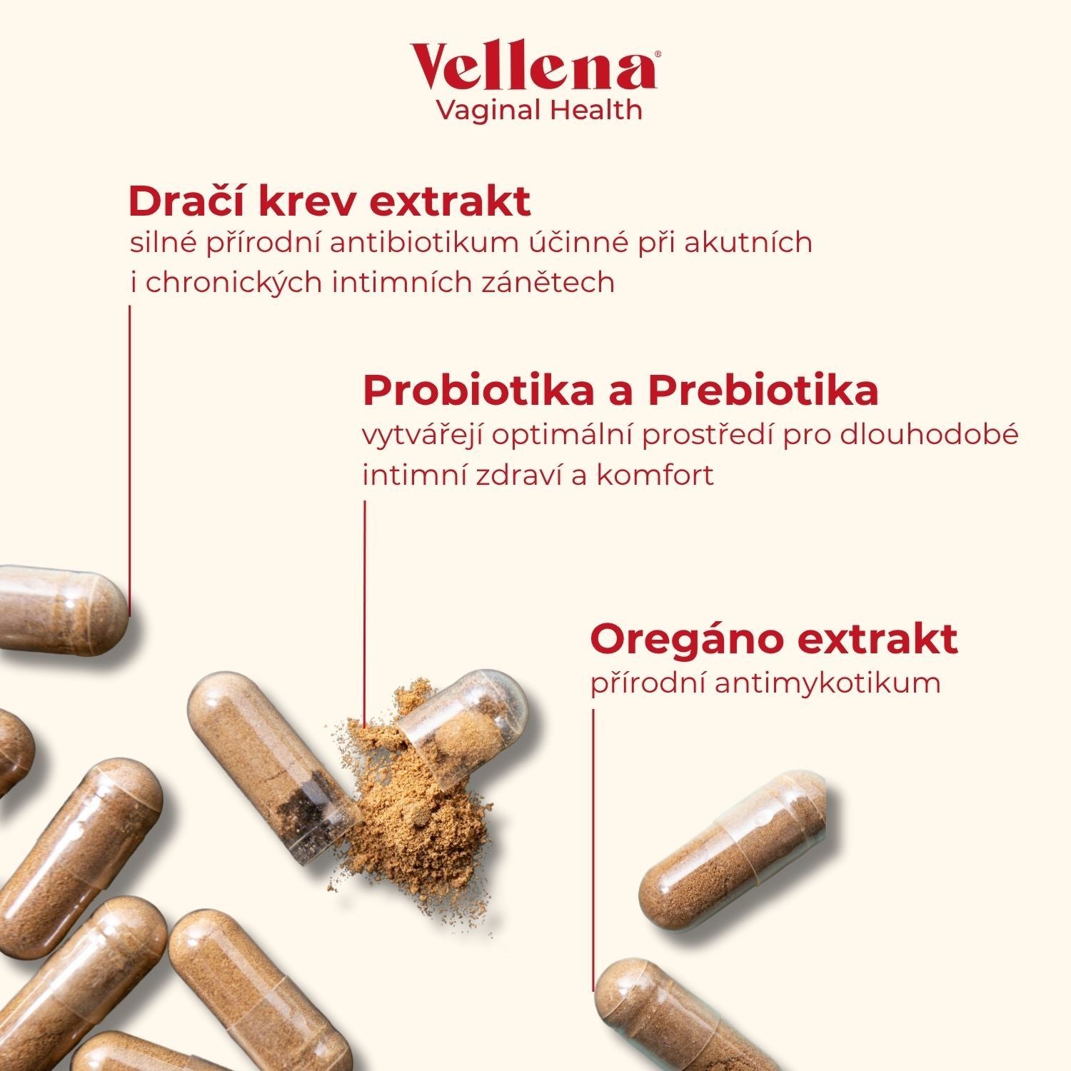 Vellena Intimní zdraví 60 kapslí