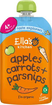 Ella's Kitchen BIO Mrkev, jablko a pastinák 120 g