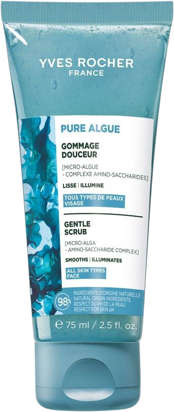 Yves Rocher Pure Algue jemný peeling 75 ml