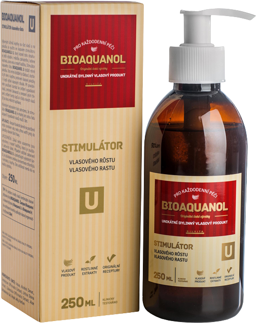 Bioaquanol U stimulátor vlasového růstu 250 ml