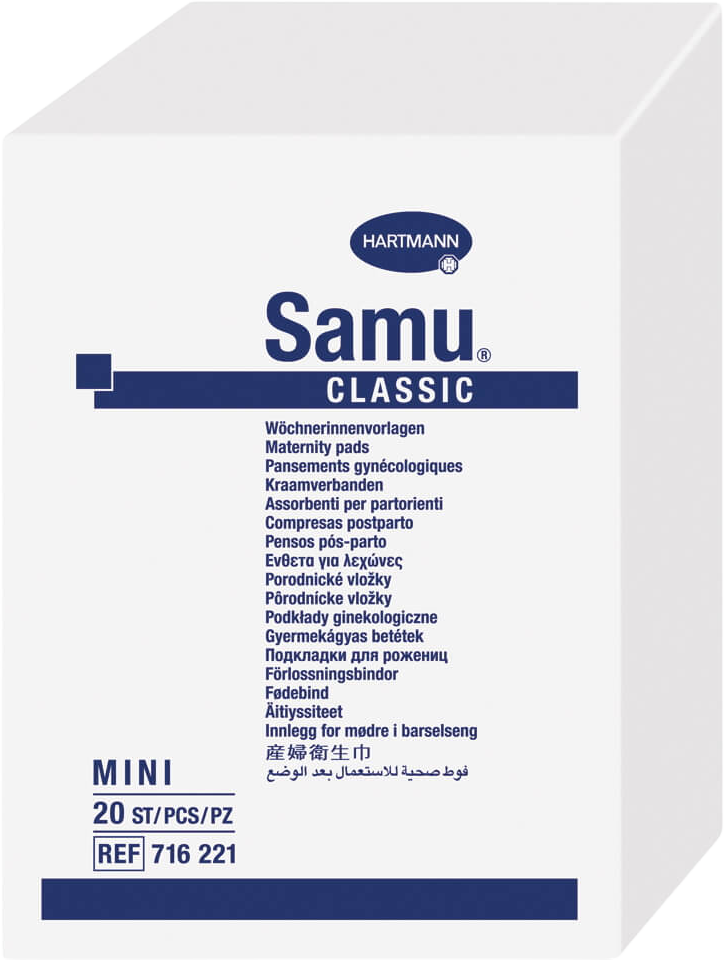 Hartmann Samu mini Porodnické vložky 20 ks