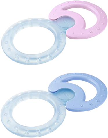 Nuk Chladící kousátko + Classic kousátko 2 ks