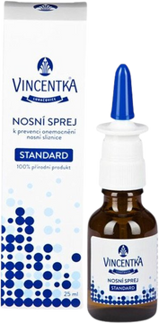 Vincentka Nosní sprej STANDARD hypotonický 25 ml