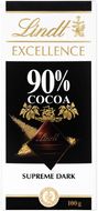 Lindt Excellence 90% hořká čokoláda 100 g
