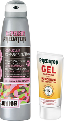 Predator Repelent spray Junior + gel 150 ml