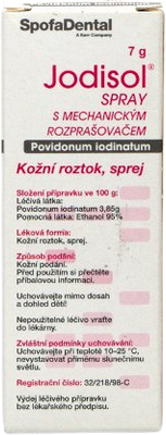 Jodisol spray s mechanickým rozprašovačem 7 g