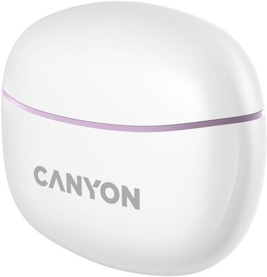 Canyon TWS-5 BT sluchátka s mikrofonem, šeříková