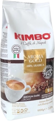 Kimbo Aroma Gold 100% Arabica - zrnková 1000 g