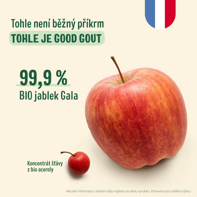 Good Goût BIO Jablko Gala 120 g
