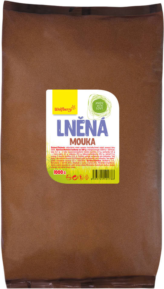 Wolfberry Lněná mouka 1000 g