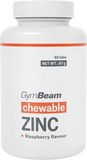 GymBeam Chewable Zinek, tablety na cucání malina 60 tablet