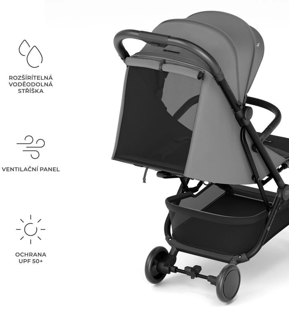 Kinderkraft Select Kočárek sportovní Pilot 2 Grey 1 ks
