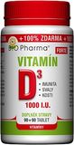Bio Pharma Vitamín D3 Forte 1000 I.U. 180 tablet