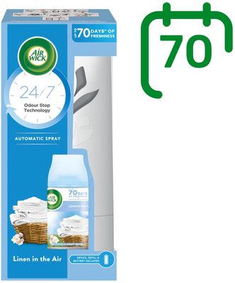 Airwick Automatický difuzér Freshmatic bílý s náplní Prádlo ve vánku 250 ml