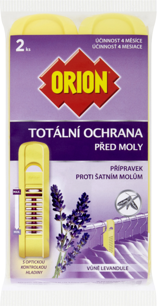 Orion totální ochrana před moly levandule 2 ks
