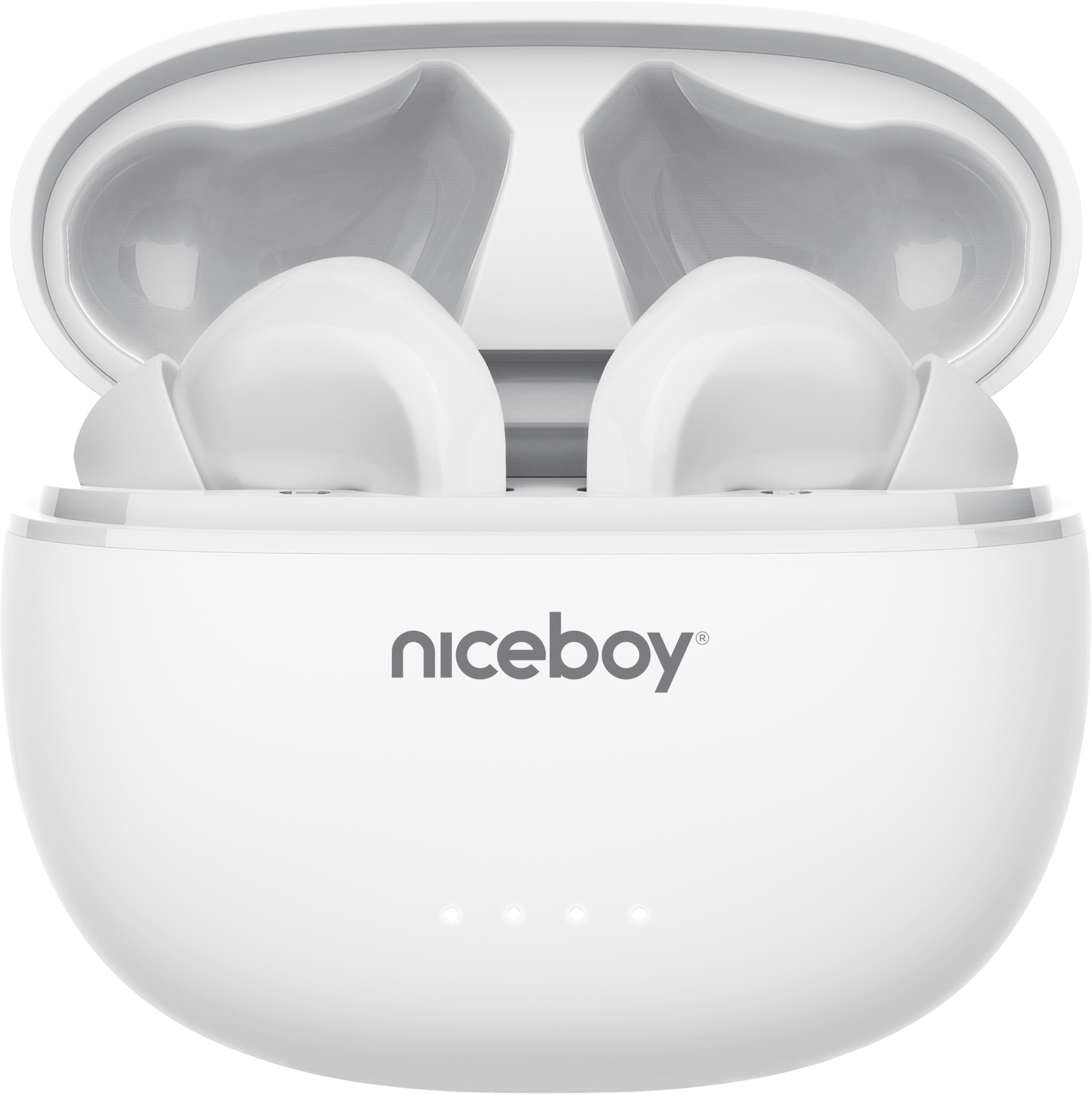 Niceboy Bezdrátová sluchátka HIVE Pins ANC 3 bílá