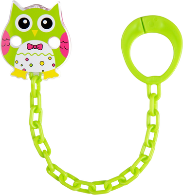 Canpol babies Řetízek na dudlík sova – zelená