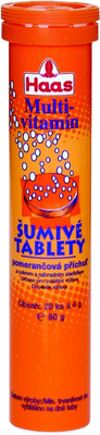 Haas Multivitamín pomeranč 20 šumivých tablet