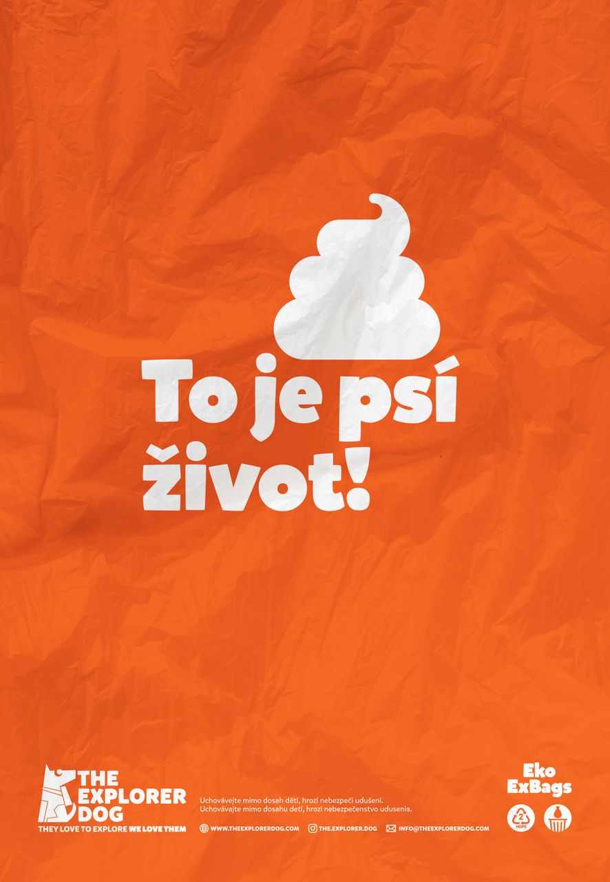 The Explorer Dog Sáčky recyklované na psí exkrementy 270 sáčků