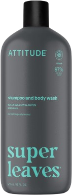 Attitude Pánský šampón & tělové mýdlo (2 v 1) Super leaves - proti lupům 473 ml