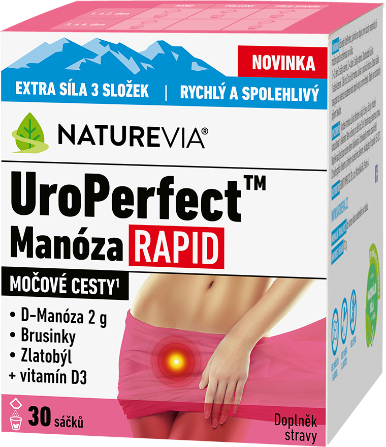 NatureVia UroPerfect Manóza Rapid 30 sáčků