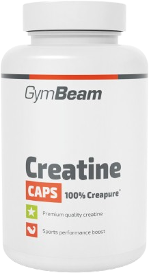 GymBeam Kreatin CAPS - 100 % Creapure® 120 kapslí
