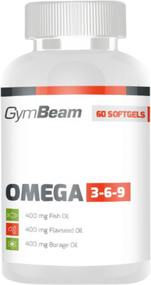 GymBeam Omega 3-6-9 unflavored 60 ks