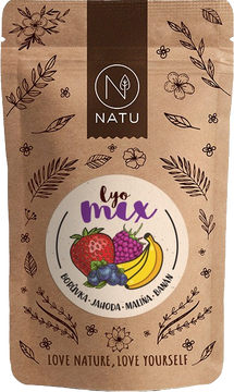 Natu Lyo Mix borůvka a jahoda 35 g