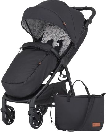 Petite&Mars Kočárek sportovní Royal3 Black Perfect Black