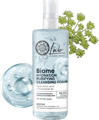 Natura Siberica Lab Biome Hydration Čisticí pěna na obličej 200 ml