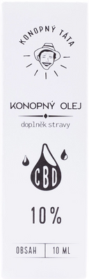 Konopný Táta CBD Konopný olej 10% 10 ml