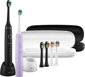 TrueLife SonicBrush Compact Duo Black / Lavender Sonické kartáčky 2 ks
