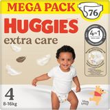 Huggies® Extra Care 4 BOX, 76 ks