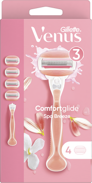 Gillette Venus Venus ComfortGlide Spa Breeze Holicí strojek + 4 holicí hlavice