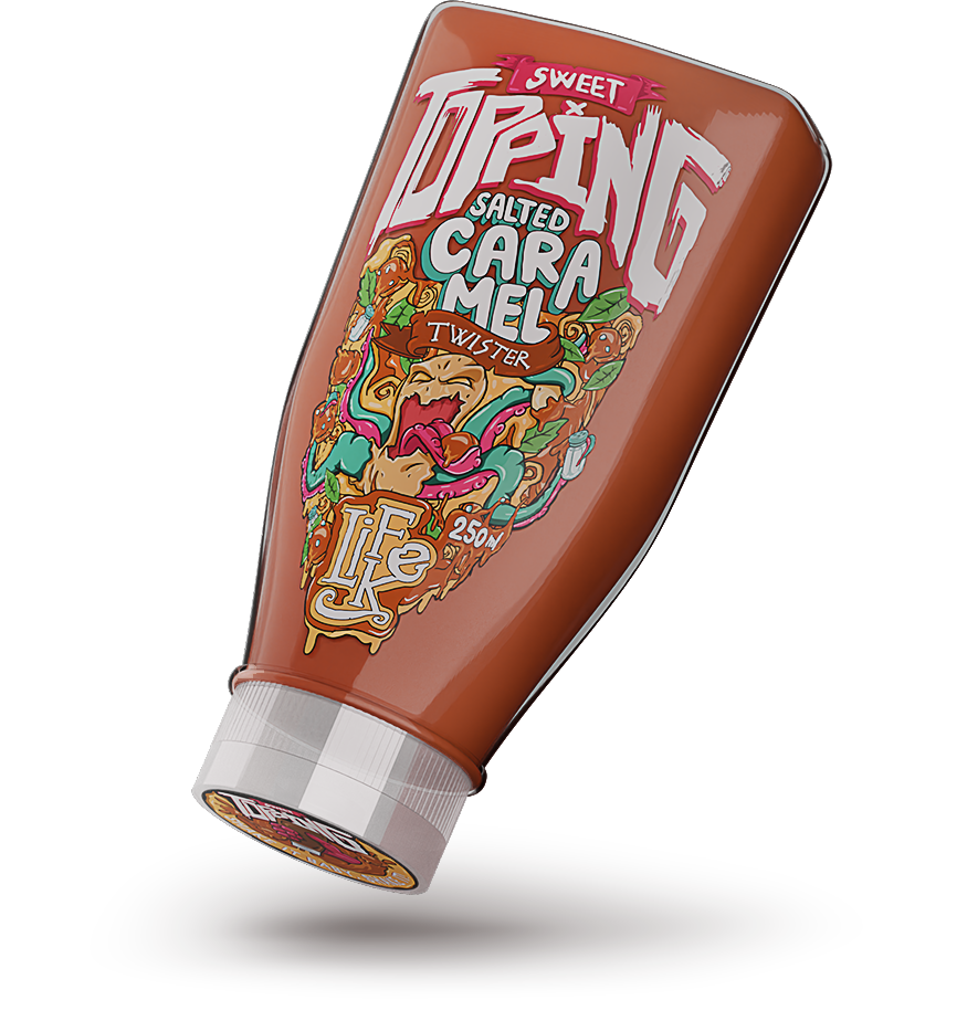 Lifelike Sweet Topping Twister salted caramel 250 g