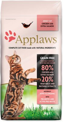 Applaws Cat Dry Adult Chicken with Salmon 2 kg