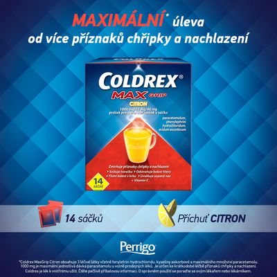 Coldrex MAXGrip Citron sáčky 14 sáčků